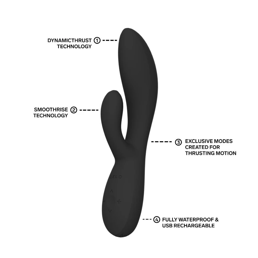 LELO - INA VIBRATORE A SPINTA THRUST RABBIT NERO